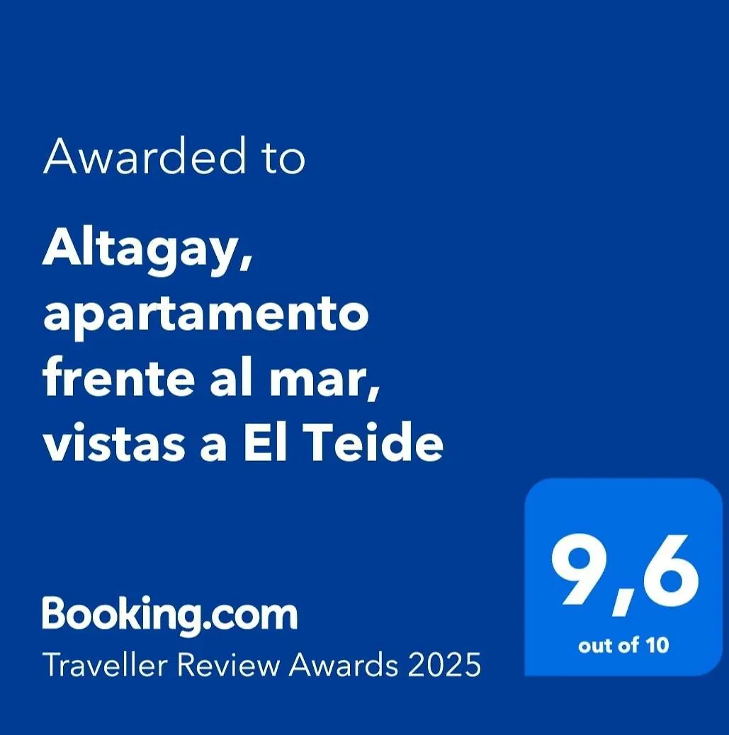 Altagay, Apartamento Frente Al Mar, Vistas A El Teide 푼타델히달고 0*,